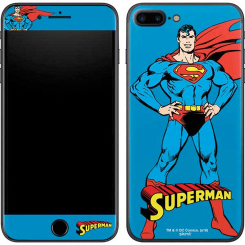 DC Comics Superman Classic Art Pose iPhone 8 Plus Skin